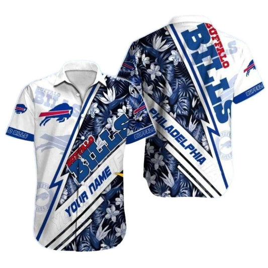Personalized Buffalo Bills Tropical Night Bloom Hawaiian Shirt - Moonbestprint