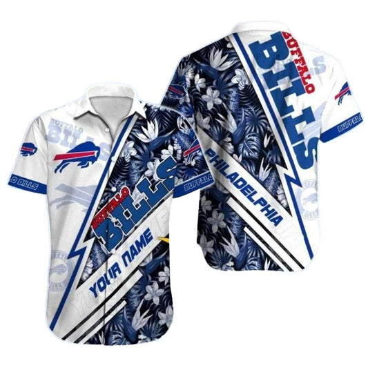 Personalized Buffalo Bills Tropical Night Bloom Hawaiian Shirt - Moonbestprint
