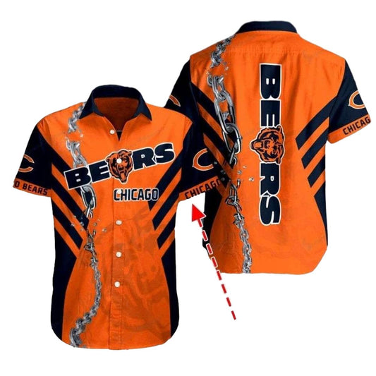 Personalized Chains Of Victory Chicago Bears Breakthrough Hawaiian Shirt - Moonbestprint