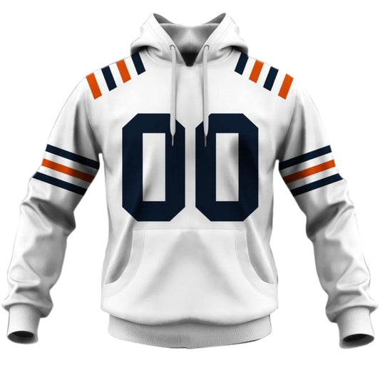 Personalized Chicago Bears 1936 Vintage Style White AOP Hoodie -  Moonbestprint