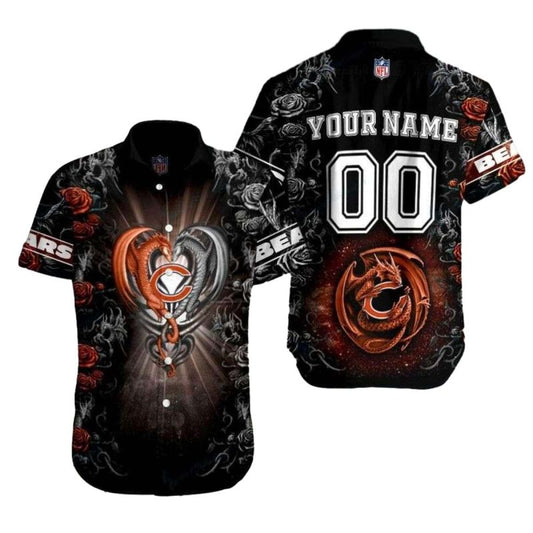 Personalized Chicago Bears Eternal Love For The Game Hawaiian Shirt - Moonbestprint