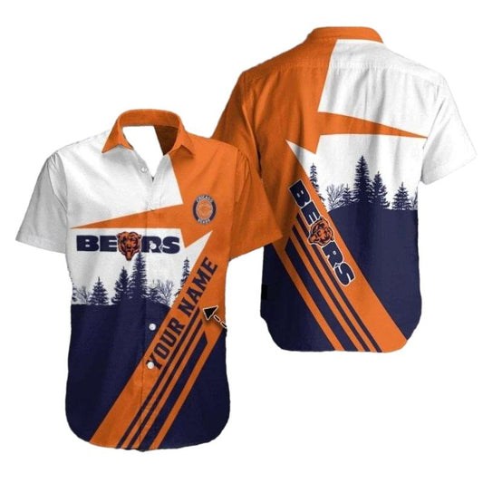 Personalized Chicago Bears Windy City Wilderness Hawaiian Shirt - Moonbestprint