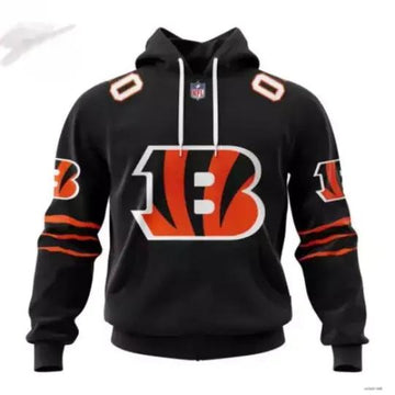 Personalized Cincinnati Bengals 3D Hoodie 1, NFL Hoodie Moonbestprint