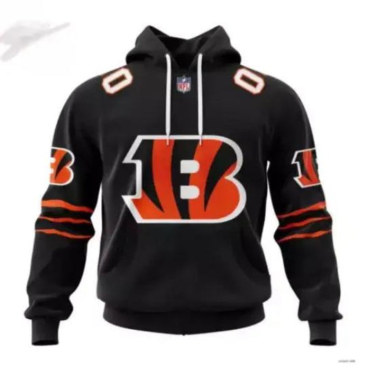 Personalized Cincinnati Bengals 3D Hoodie 1, NFL Hoodie Moonbestprint