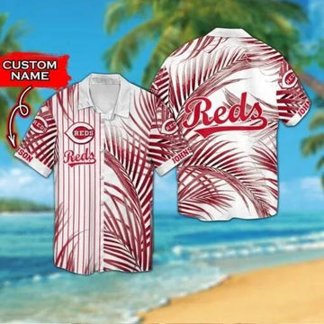 Personalized Cincinnati Reds Hawaiian Shirt, MLB Hawaiian Shirt Moonbestprint