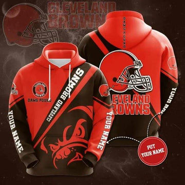 Personalized Cleveland Browns 03 - Hoodie 3D, NFL Hoodie Moonbestprint
