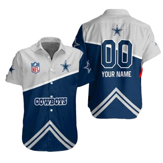Personalized Dallas Cowboys Bold Game Day Hawaiian Shirt - Moonbestprint