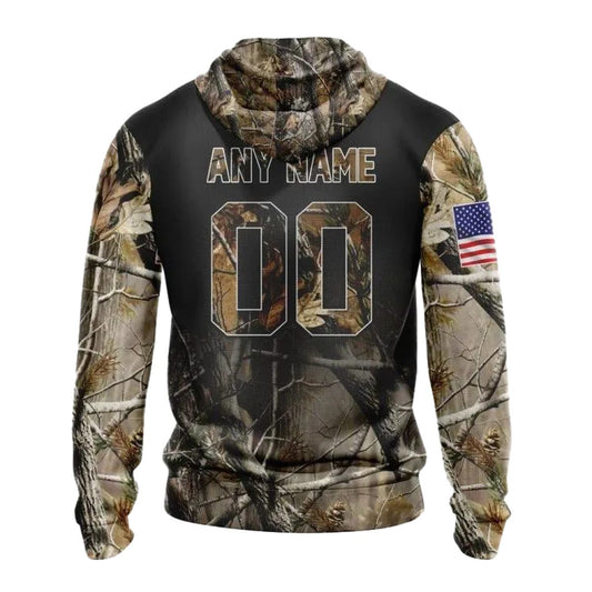 Personalized Dallas Cowboys Camo Realtree Hunting Hoodie - Moonbestprint