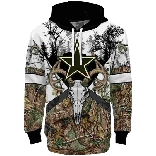 Personalized Dallas Cowboys Forest Silhouette AOP Hoodie - Moonbestprint