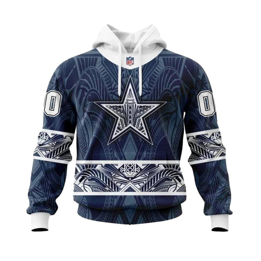 Personalized Dallas Cowboys Native With Samoa Culture AOP Hoodie - Moonbestprint