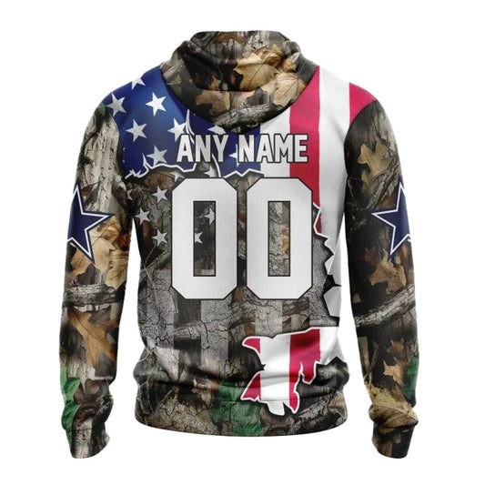 Personalized Dallas Cowboys Usa Flag Camo Realtree AOP Hoodie - Moonbestprint