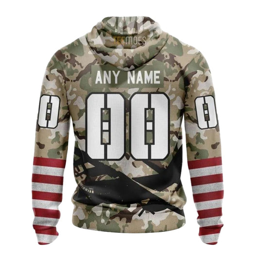 Personalized Dallas Cowboys Veteran Salute To Service AOP Hoodie - Moonbestprint