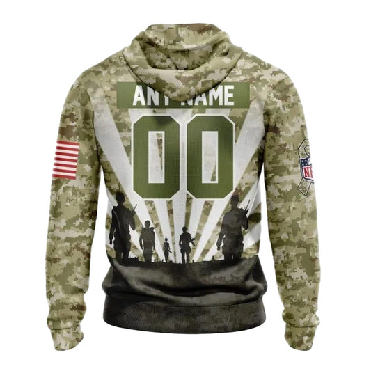 Personalized Dallas Cowboys Veterans And Families AOP Hoodie - Moonbestprint