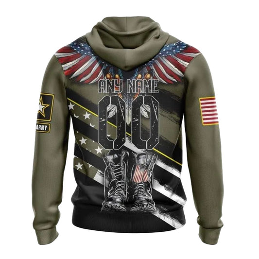 Personalized Dallas Cowboys Veterans Kneeling Soldier AOP Hoodie - Moonbestprint
