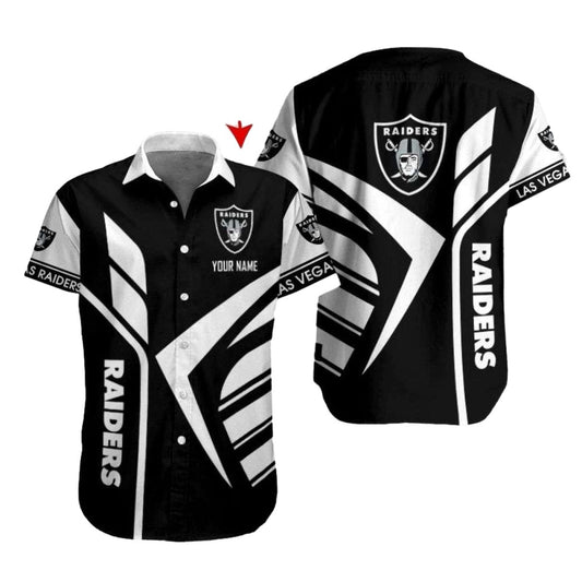 Personalized Las Vegas Raiders Diagonal Swagger Hawaiian Shirt - Moonbestprint