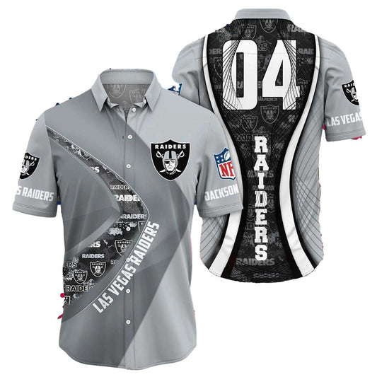 Personalized Las Vegas Raiders Game Day Vibes Super Bowl 2025 Hawaiian Shirt - Moonbestprint