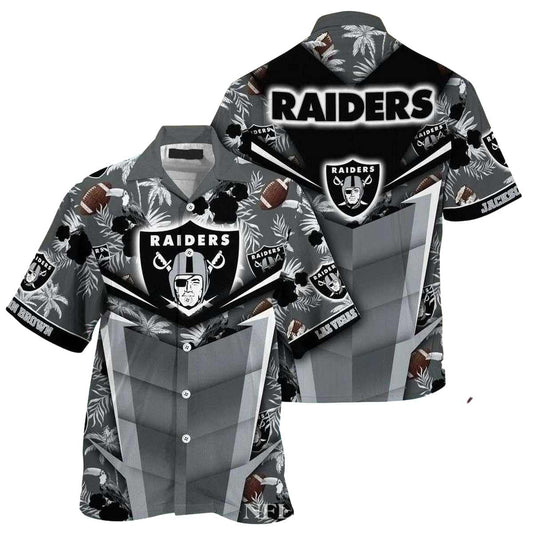 Personalized Las Vegas Raiders In My Heart Hawaiian Shirt - Moonbestprint