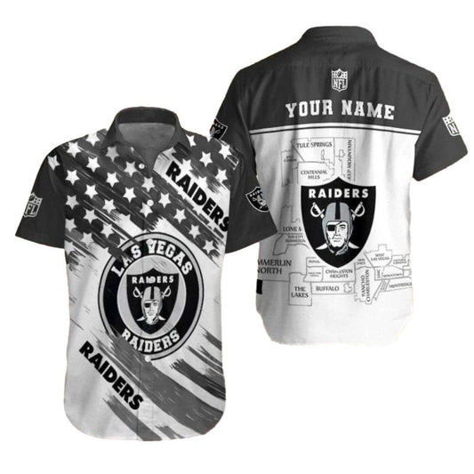 Personalized Las Vegas Raiders Map To Victory Hawaiian Shirt - Moonbestprint