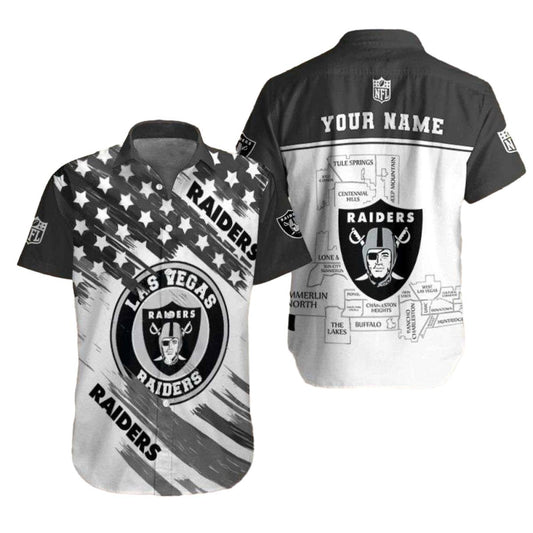Personalized Las Vegas Raiders Map To Victory Hawaiian Shirt - Moonbestprint