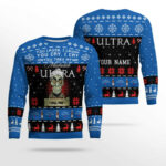 Personalized Michelob Ultra Funny Skeleton Ugly Christmas Sweater (Your Name) – Moonbestprint