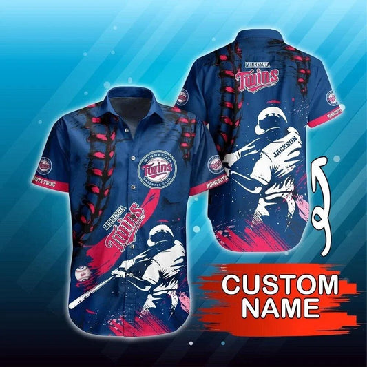 Personalized Minnesota Baseball Team Twinss Hawaiian Shirt, MLB Hawaiian Shirt Moonbestprint