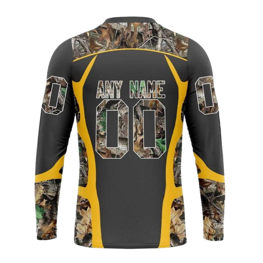 Personalized Minnesota Vikings Camo Hunting AOP Sweatshirt - Moonbestprint