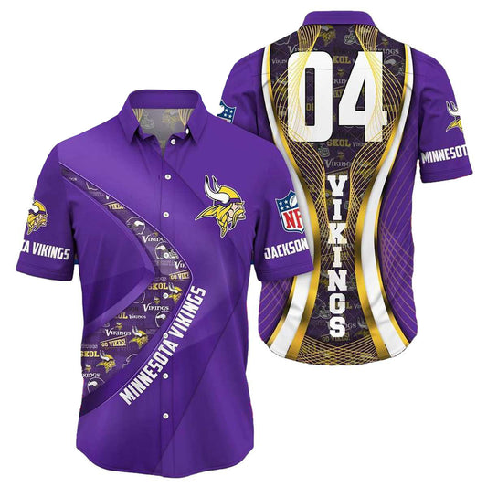Personalized Minnesota Vikings Game Day Vibes Super Bowl 2025 Hawaiian Shirt - Moonbestprint