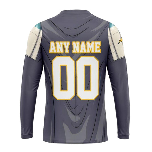 Personalized Minnesota Vikings Mandalorian And Baby Yoda AOP Sweatshirt - Moonbestprint