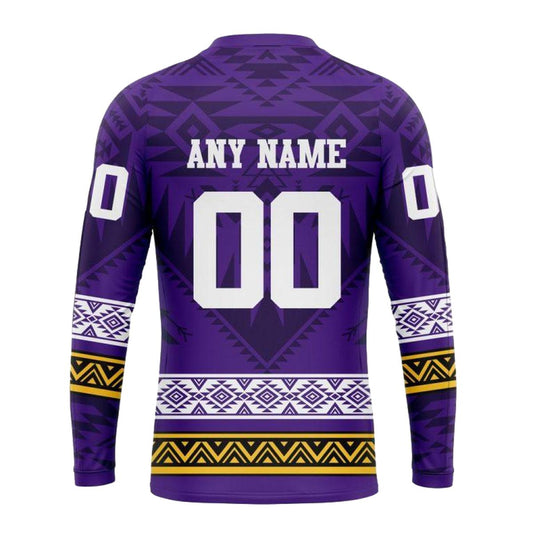 Personalized Minnesota Vikings Native Concepts AOP Sweatshirt - Moonbestprint