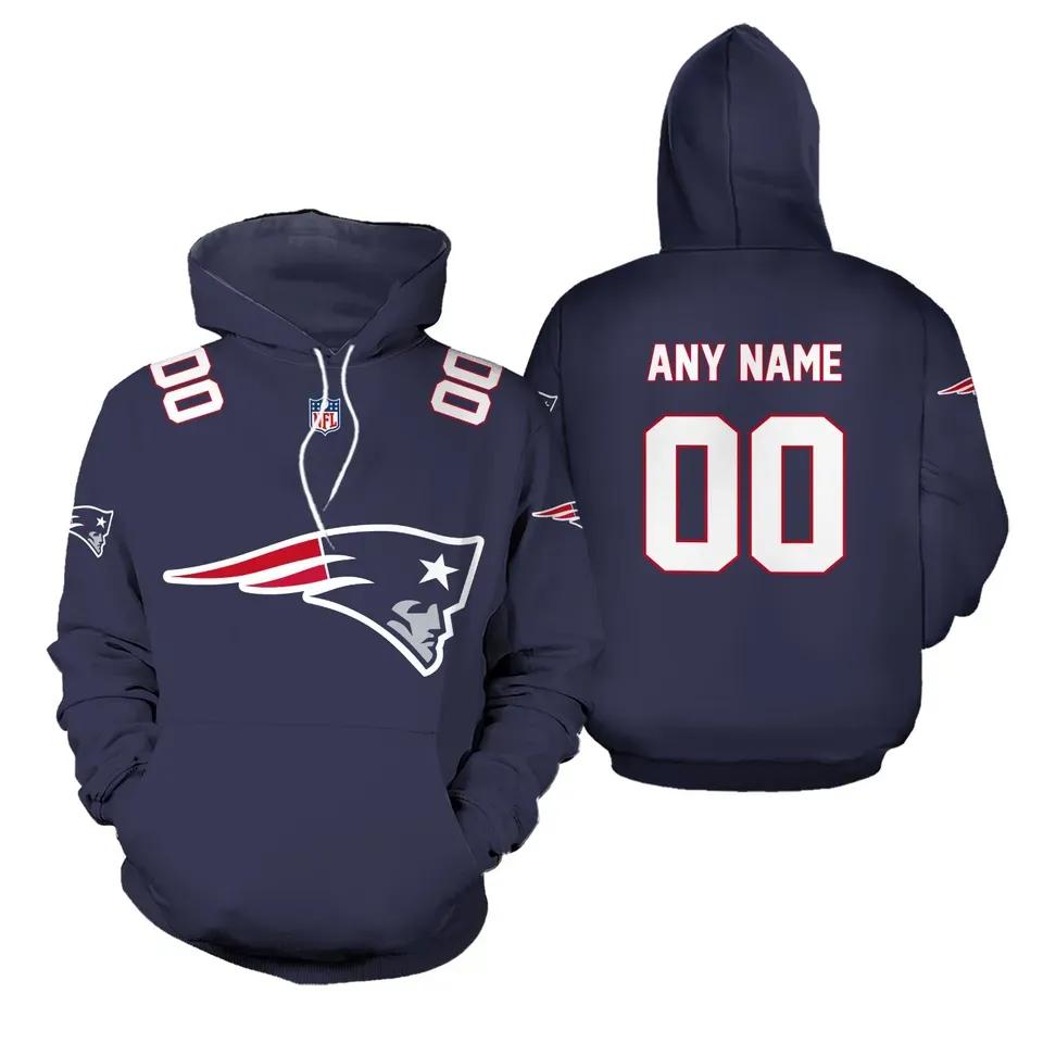 Personalized New England Patriots 3D Hoodie, NFL Hoodie Moonbestprint
