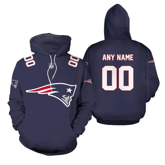 Personalized New England Patriots 3D Hoodie, NFL Hoodie Moonbestprint