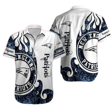 Personalized New England Patriots Realtree Hunting Hawaiian Shirt - Moonbestprint