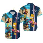 Personalized New England Patriots Simpsons Hawaiian Shirt - Moonbestprint
