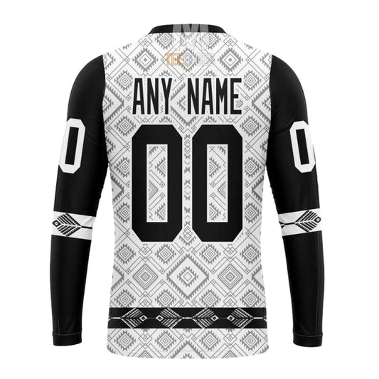 Personalized New Orleans Saints Native Pattern AOP Sweatshirt - Moonbestprint