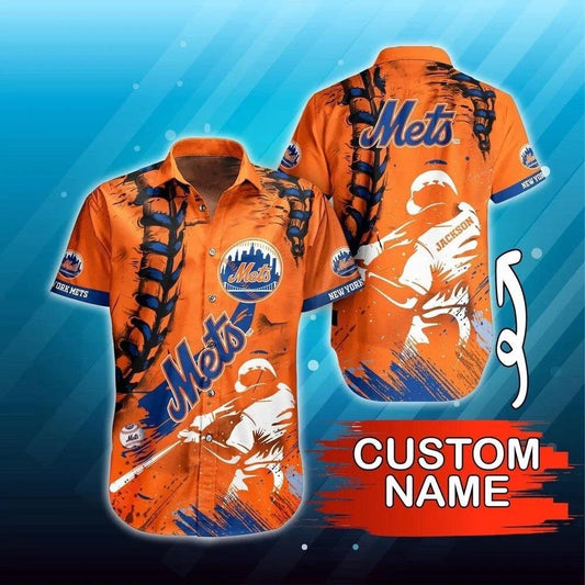 Personalized New York Baseball Team NY Metss Casual Shirt, MLB Hawaiian Shirt Moonbestprint