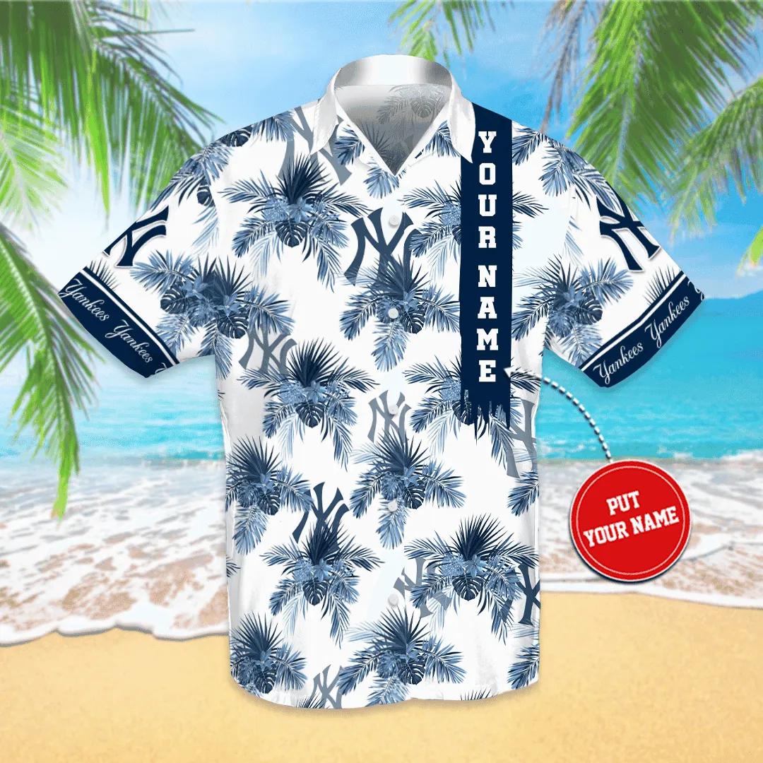 Personalized New York Yankees Custom Hawaiian Shirt, MLB Hawaiian Shirt Moonbestprint