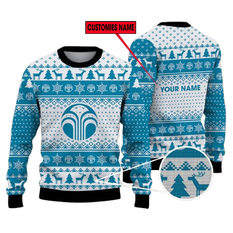 Personalized Nu Skin Logo Ugly Christmas Sweater – Moonbestprint