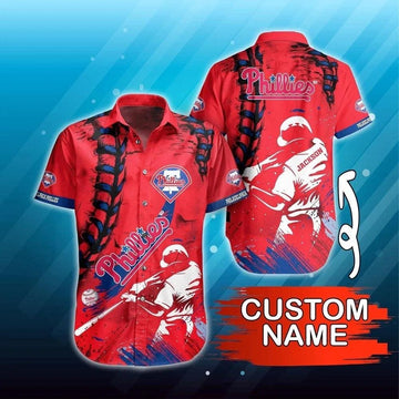Personalized Philadelphia Baseball Team Philliess Casual Shirt, MLB Hawaiian Shirt Moonbestprint