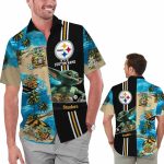 Personalized Pittsburgh Steelersbaby Yoda Summer 2025 Hawaiian Shirt - Moonbestprint