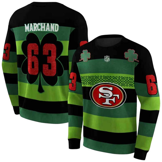 Personalized San Francisco 49ers Celtic Patterns Aop Sweatshirt - Moonbestprint
