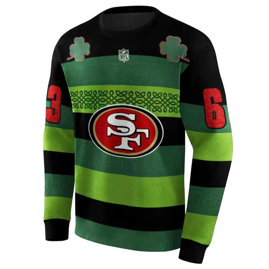 Personalized San Francisco 49ers Celtic Patterns Aop Sweatshirt - Moonbestprint