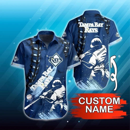 Personalized Tampa Bay Baseball Team Rayss Hawaiian Shirt, MLB Hawaiian Shirt Moonbestprint
