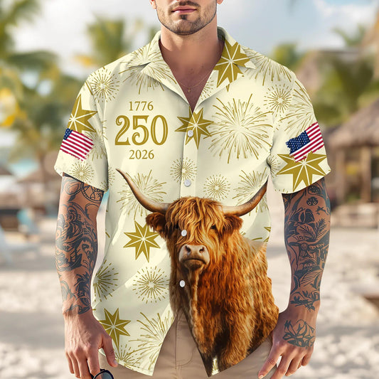 Personalized USA 250 Anniversary 1776-2026 Hawaii Shirt For Farmer 2, 250th Anniversary Gift Moonbestprint