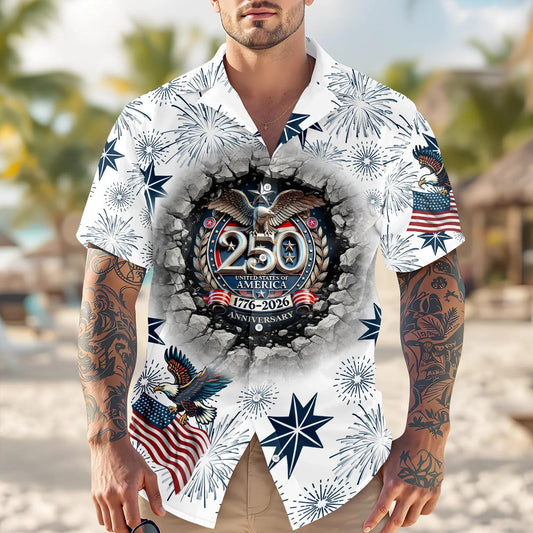 USA 250 Anniversary Eagle Semiquincentennial Hawaii Shirt 1, 250th Anniversary Gift Moonbestprint