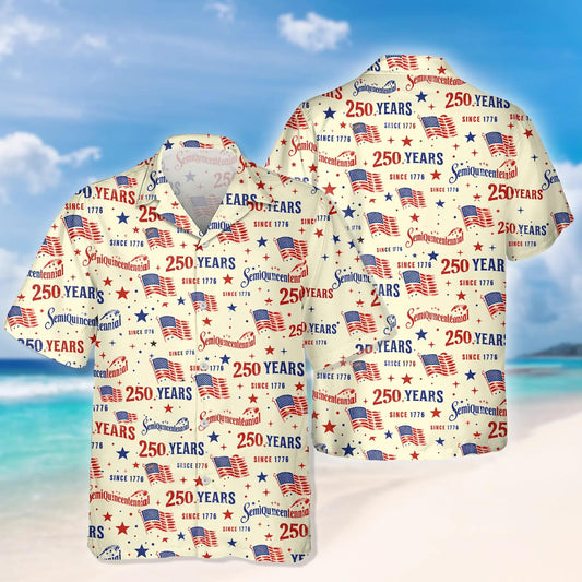 USA 250th Anniversary Semiquincentennial Hawaii Shirt, 250th Anniversary Gift Moonbestprint