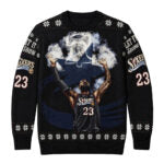 Philadelphia 76ers LeBron James 2026 Ugly Christmas Sweater For Basketball Fans – Moonbestprint