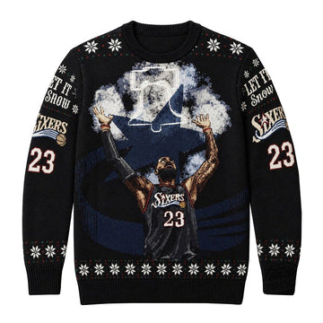 Philadelphia 76ers LeBron James 2026 Ugly Christmas Sweater For Basketball Fans – Moonbestprint