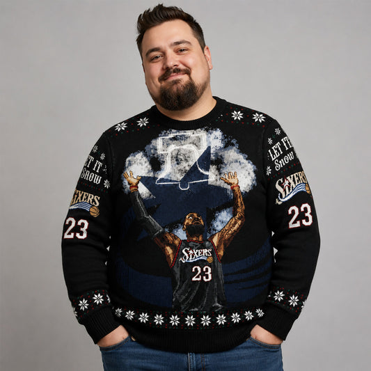 Philadelphia 76ers LeBron James 2026 Ugly Christmas Sweater For Basketball Fans – Moonbestprint