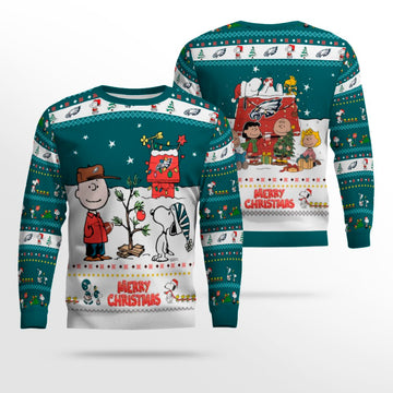 Philadelphia Eagles 2025 Snoopy Ugly Christmas Sweater – Moonbestprint