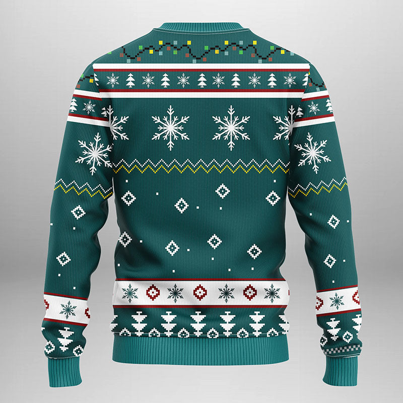Philadelphia Eagles Funny Grinch Ugly Christmas Sweater Moonbestprint
